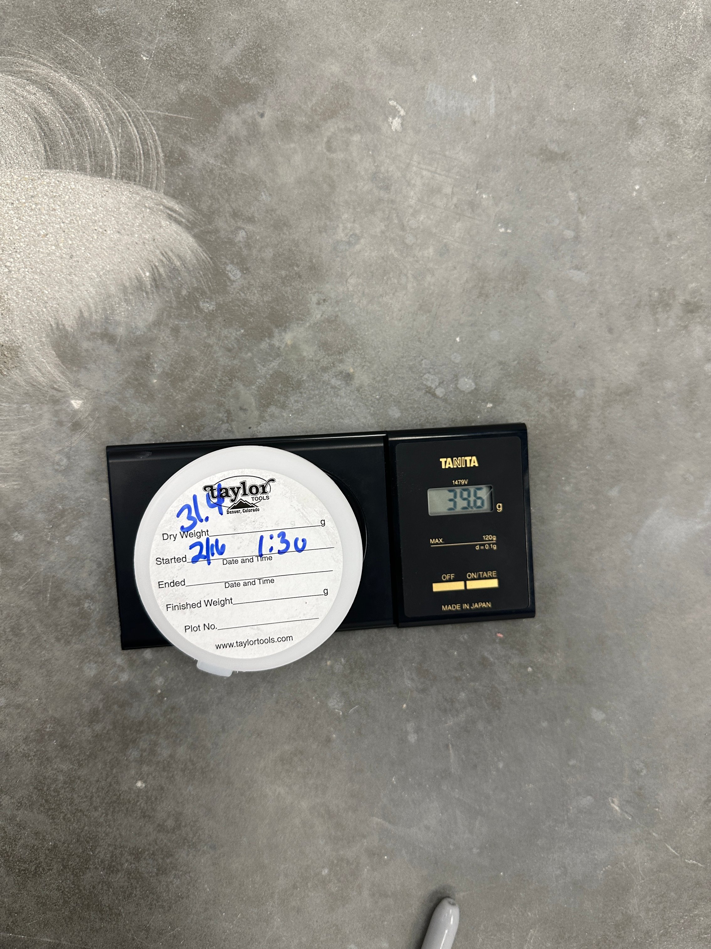Moisture Test