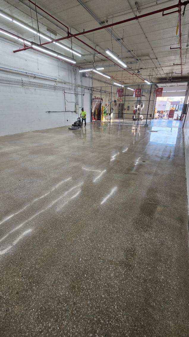 Polished concrete