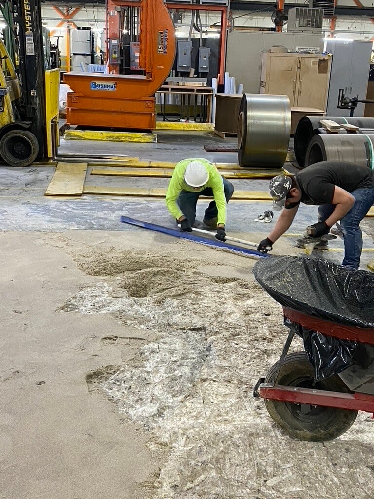 Patching flooring