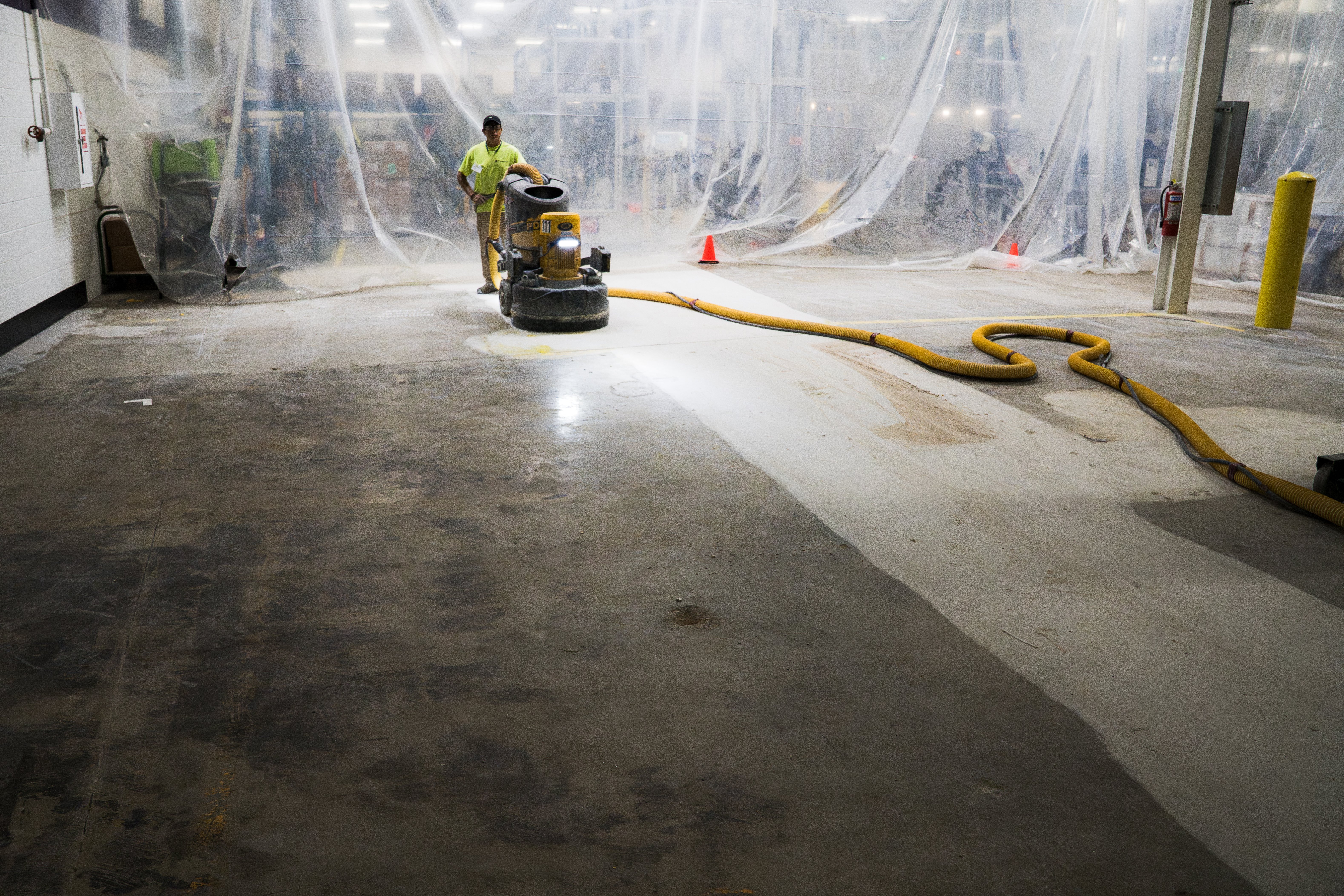 Floor grinding