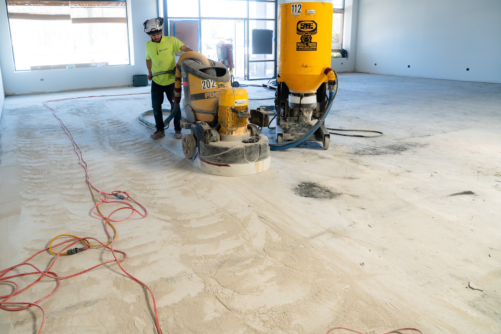 Floor grinding