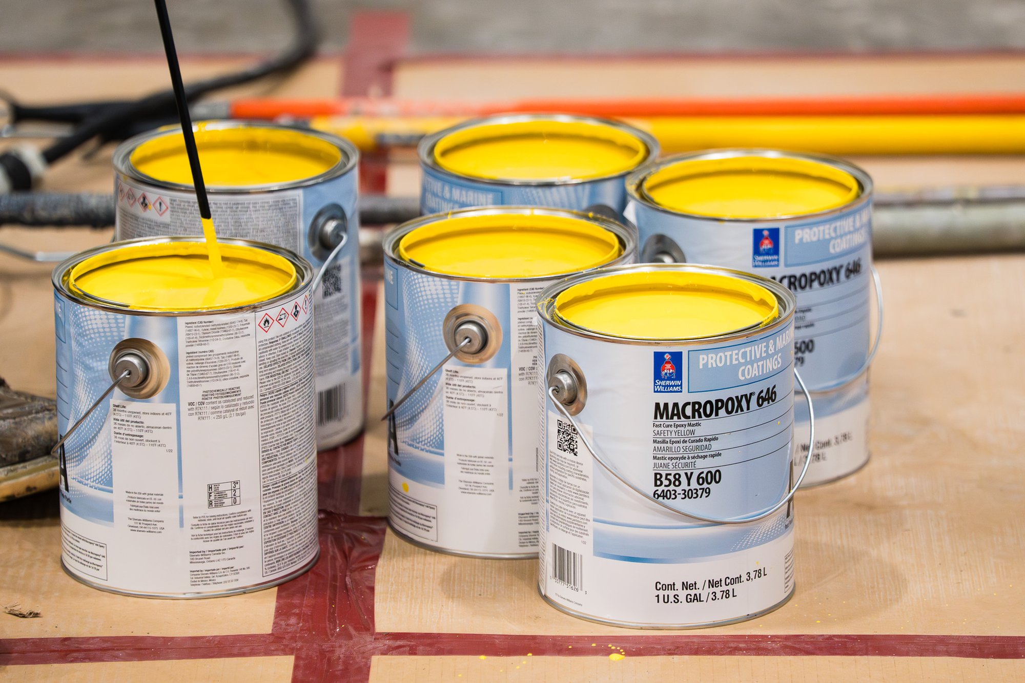 Line stripping paint