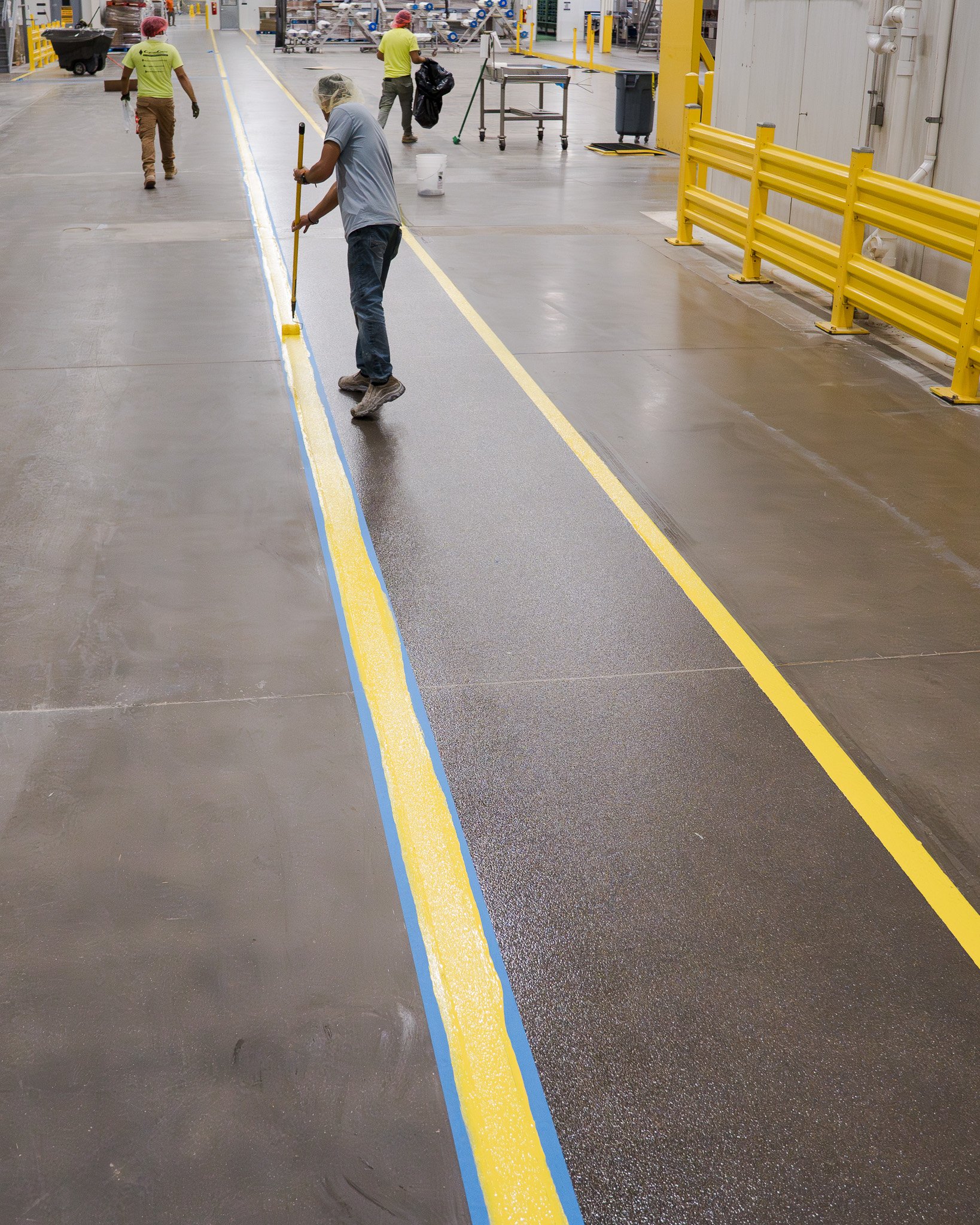 Rolling line striping