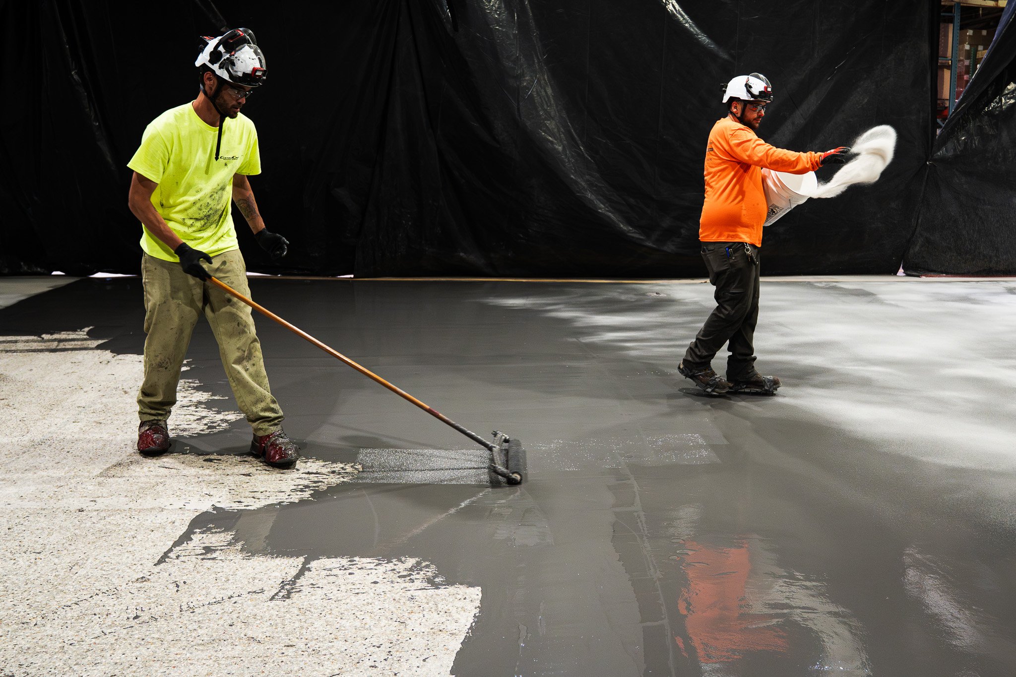 Floor install