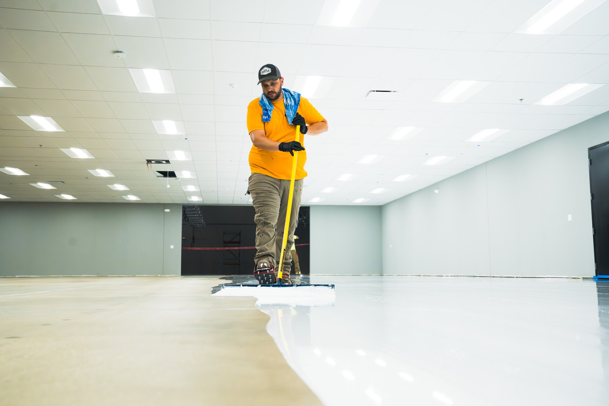 Squeegee epoxy