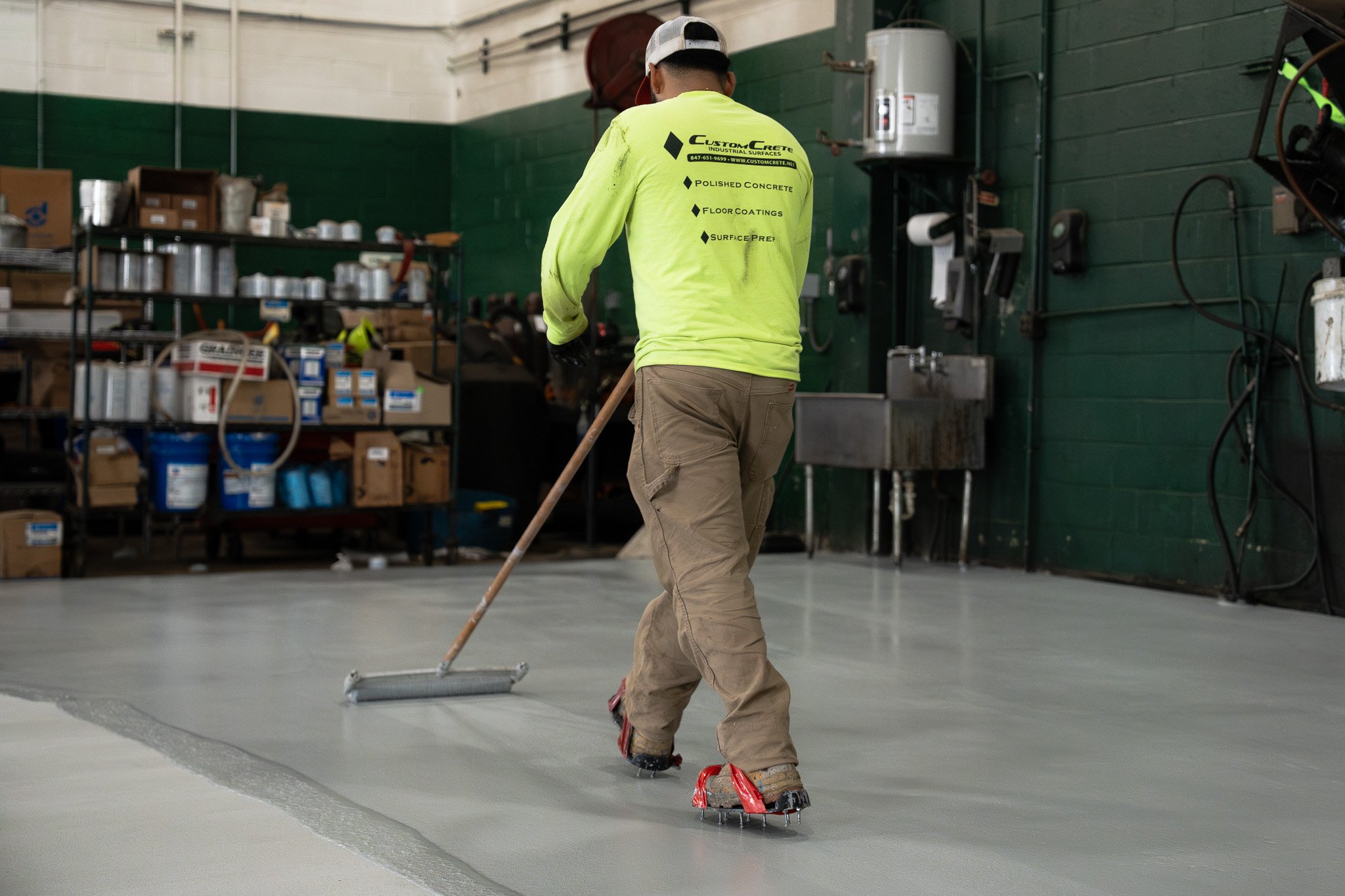 Coating floor