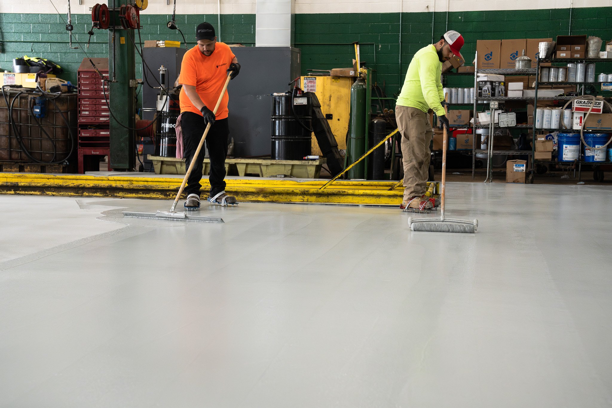 polyaspartic floor coating