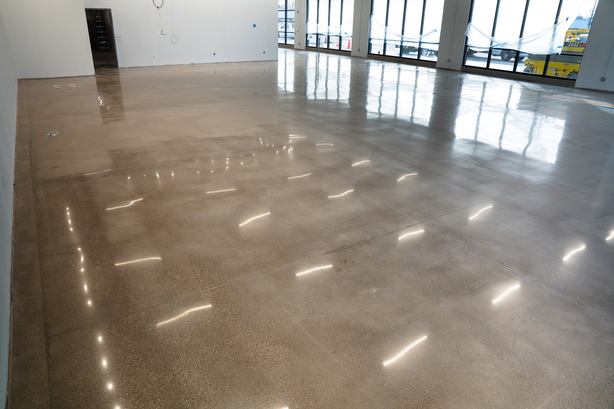 Polished concrete