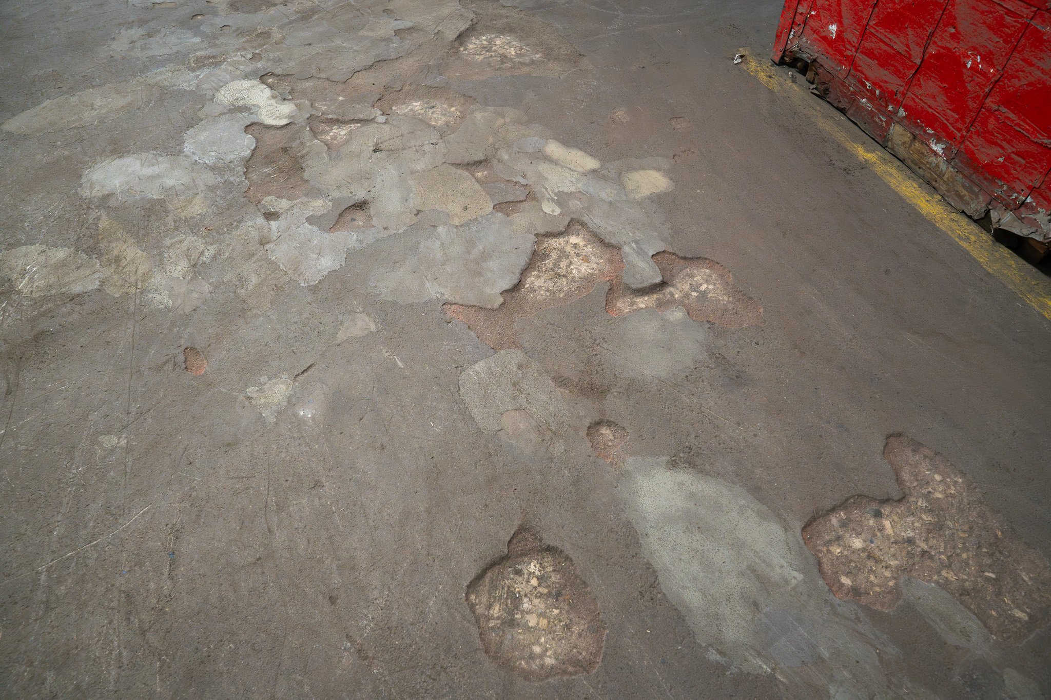 Damaged flooring