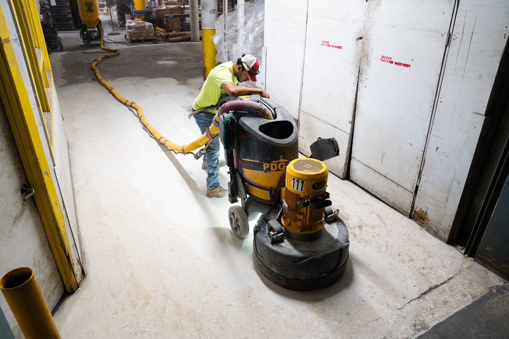 Floor grinding