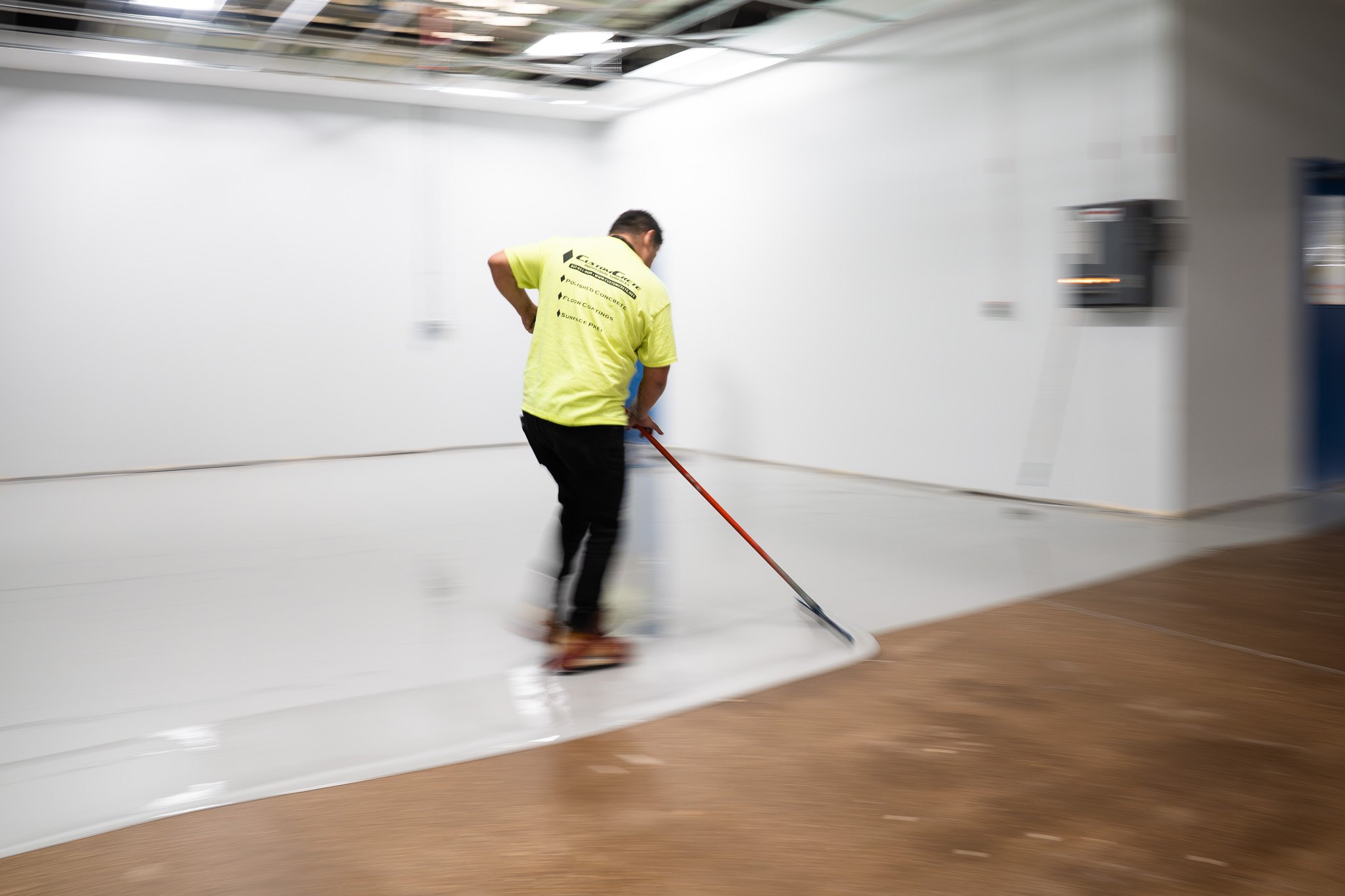 Fluid applied flooring