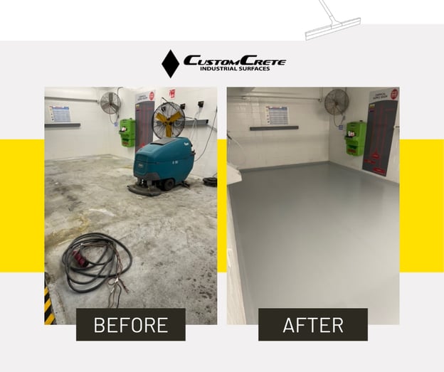 facility before and after comparison