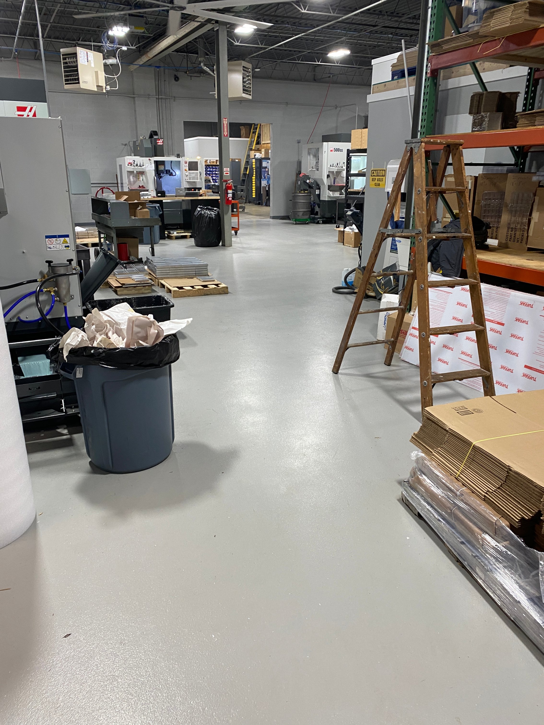 Shop flooring