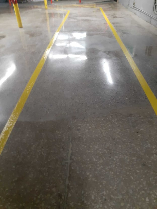 Forklift path