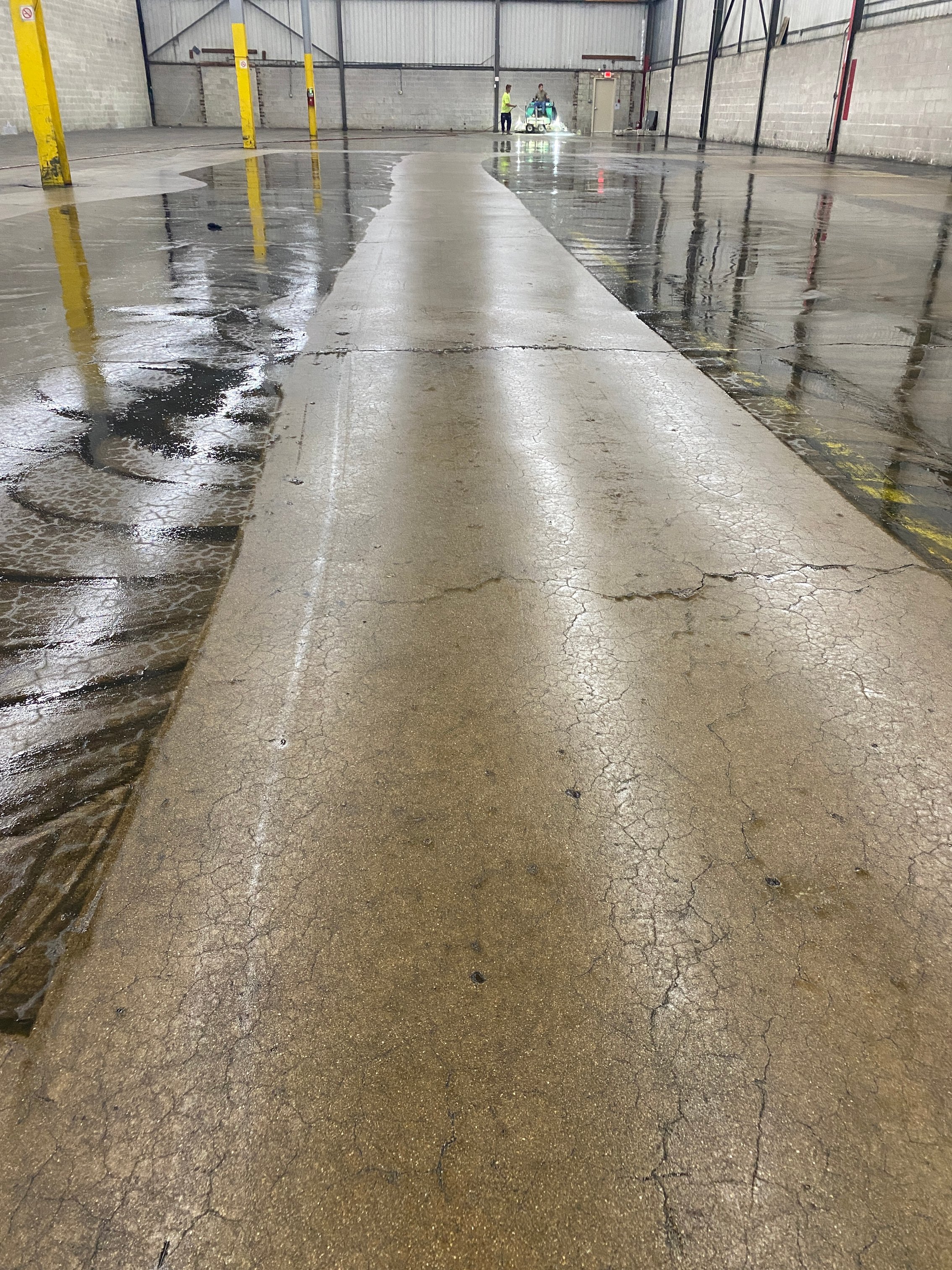 Cleaning floor