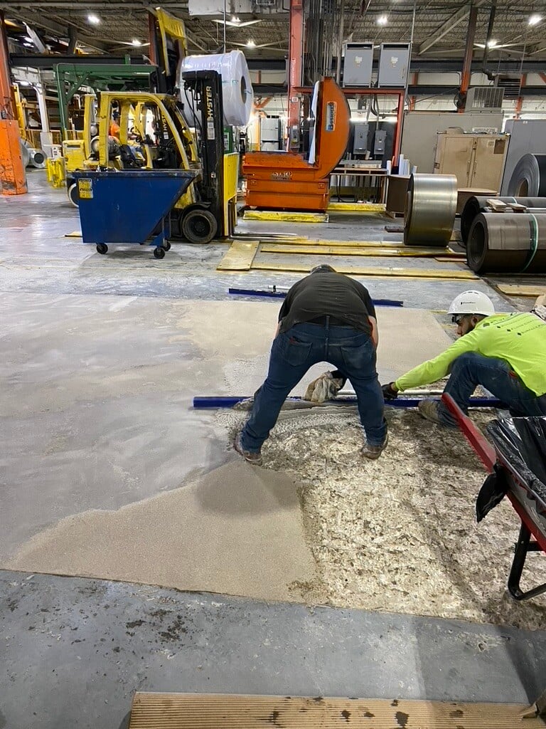 Repairing flooring