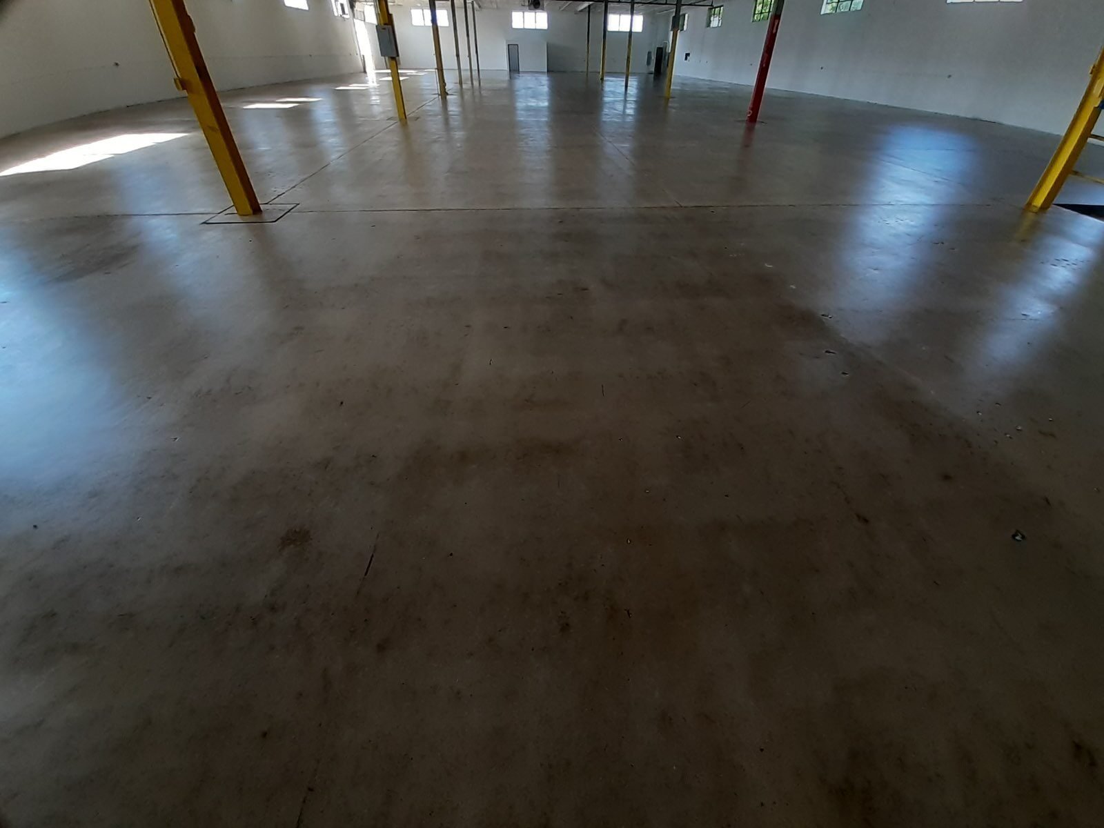 GS ACRYLIC SEALER in a large chicago facility with support beams