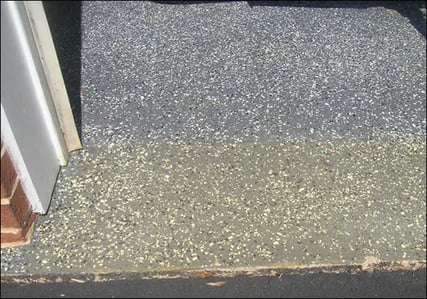 Epoxy Coating Yellowing Due to UV Light Damage