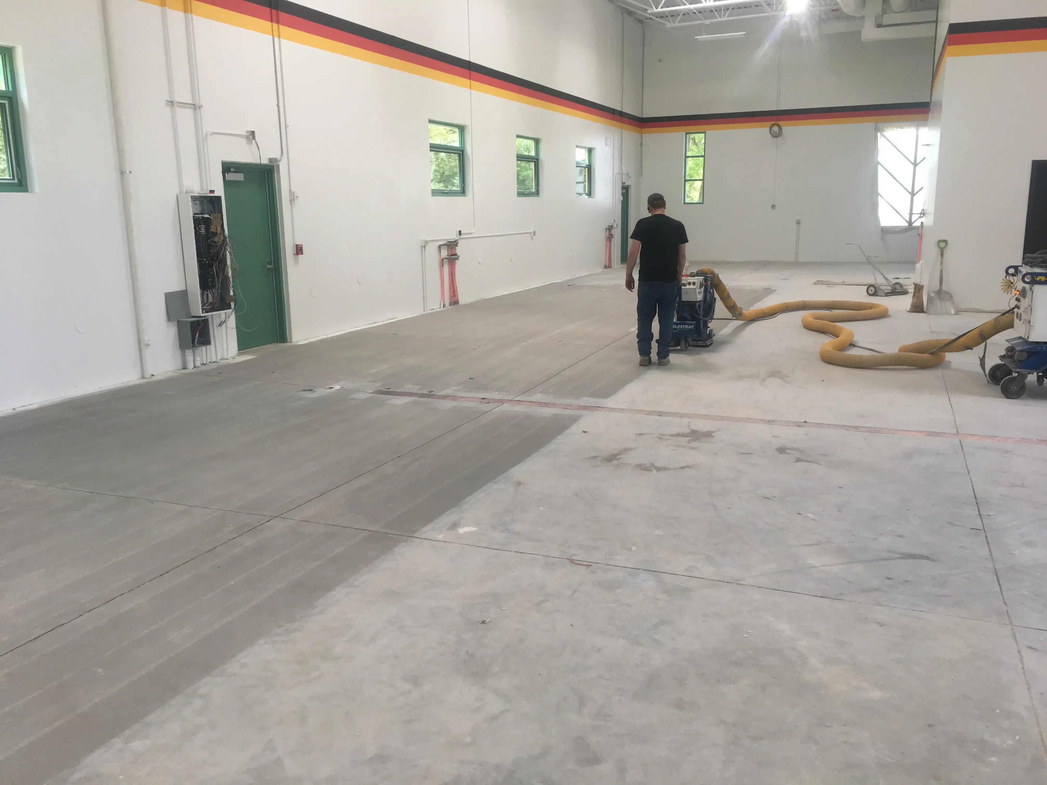 Concrete Prep controlling dust in a facility in aurora