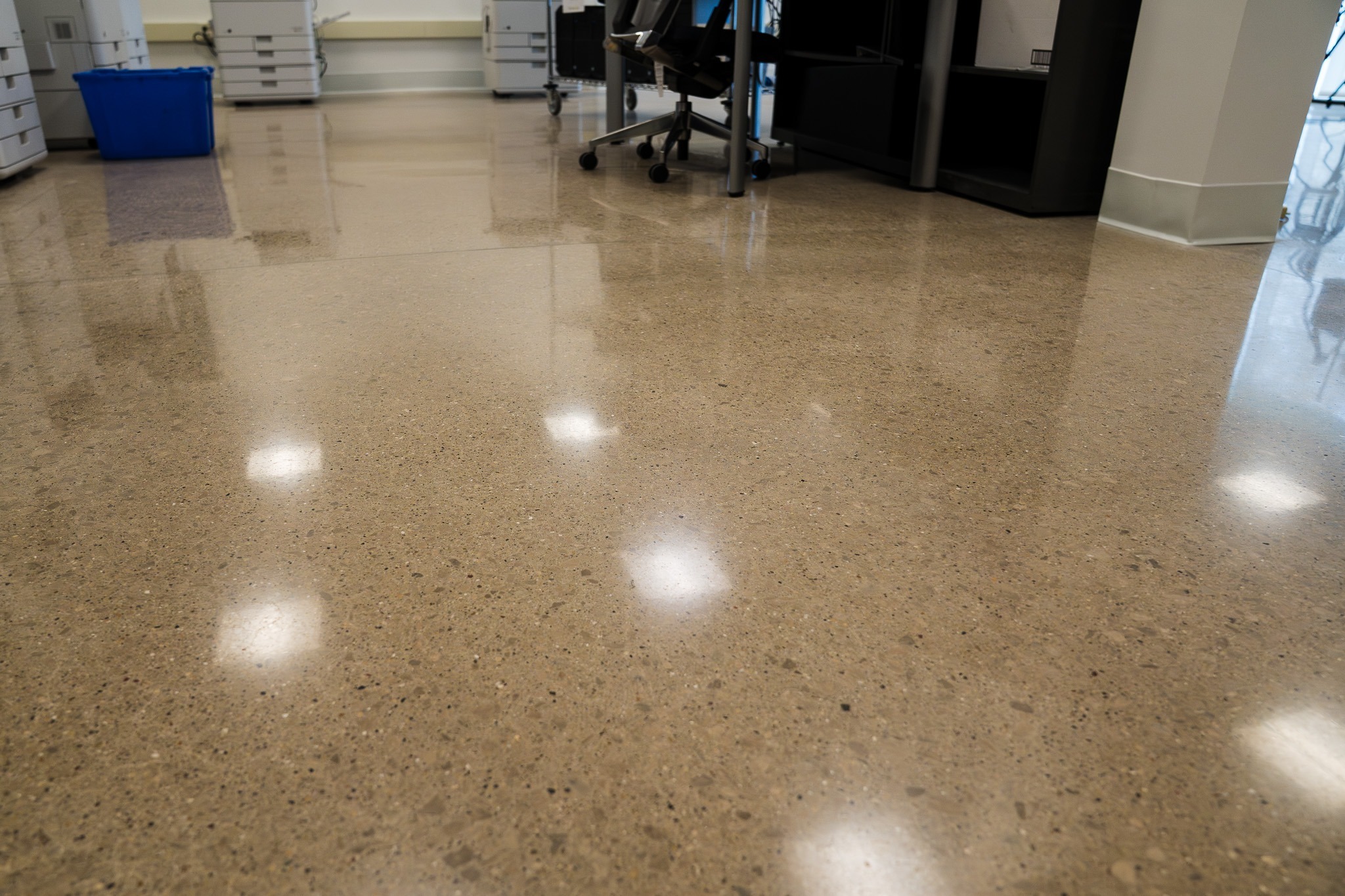 Polished concrete