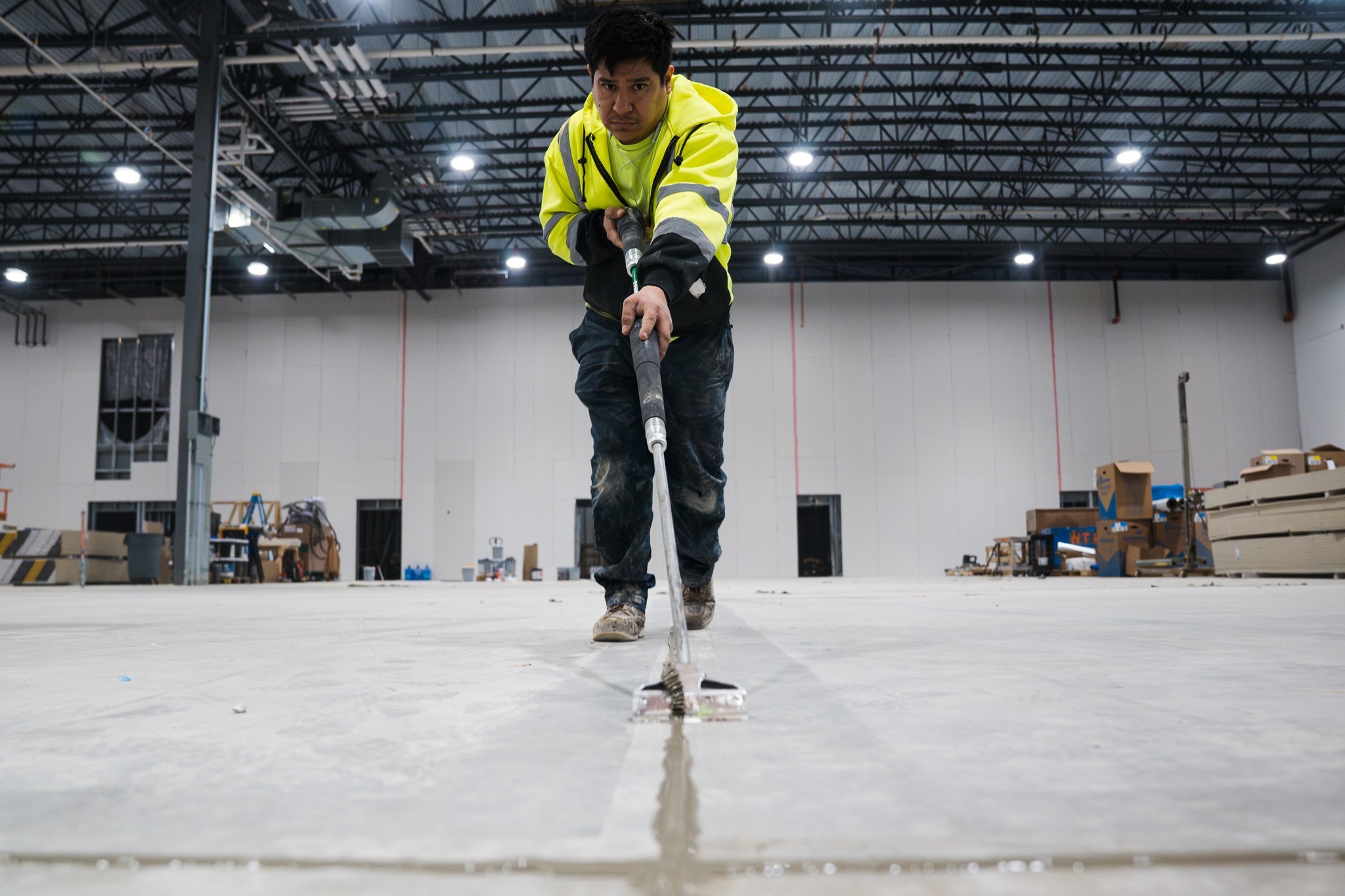 Scraping excess joint filler